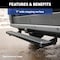 Luverne Grip Step 7" x 54" Black Aluminum Rear Step Fleet Kit Ram ProMaster 415254-401478-0 - alternate 3